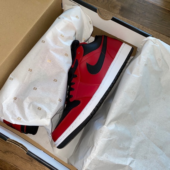 Nike Shoes Nike Air Jordan Low Reverse Bred Gym Red Nib Poshmark